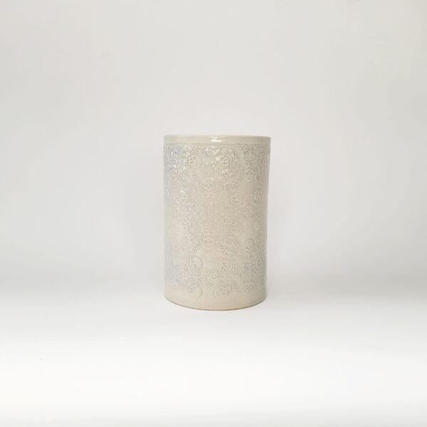 Vase With Embossed Anemone (L)